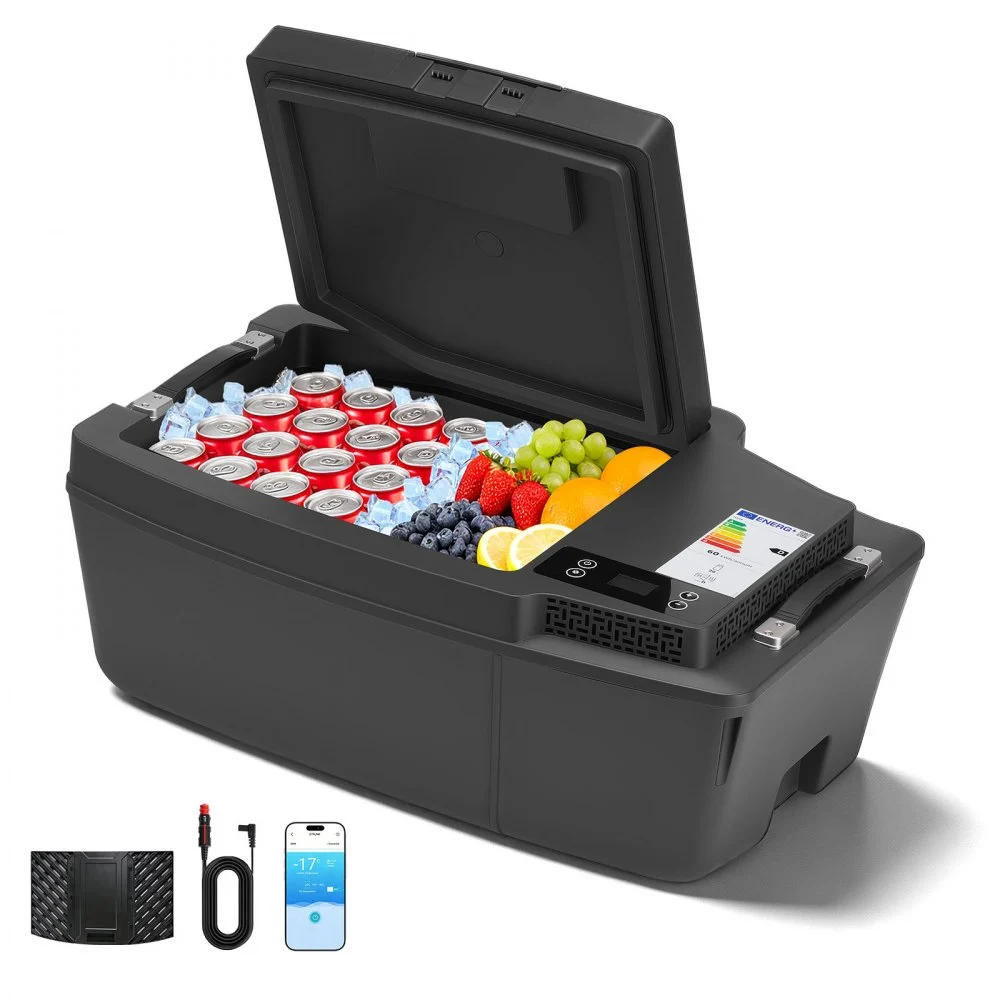 Summer Sale
VEVOR 12 Volt Refrigerator, 21.1 QT/ 20L Car Fridge for Tesla Model 3, Portable Electric Freezer Compressor with APP Control, 12V/24V DC, 3℉ to 50℉