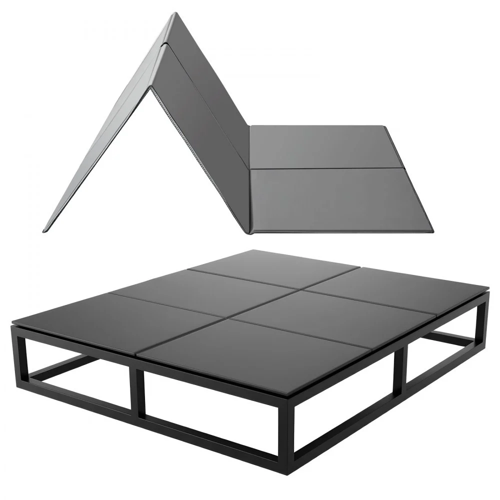 VEVOR Bunkie Board, Full Size 75.6 x 54.3 in, Foldable Bed Board Under Mattress with Hook-and-Loop Straps, PP Core with 600D Oxford Fabric, Anti-Sag for Metal Frames, Bunk Beds, and Sleeper Sofas
