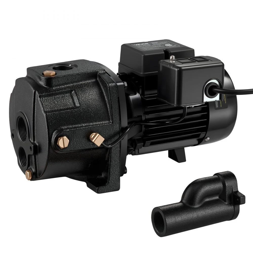 Summer Sale
VEVOR 1 HP Shallow Well Jet Pump, AC 115/230 Volt, 1400 GPH Dual Voltage Cast Iron Well Jet Pump, with 164 ft Max Head Lift, Automatic Pressure Switch, for Garden Irrigation Lawn Sprinkler System