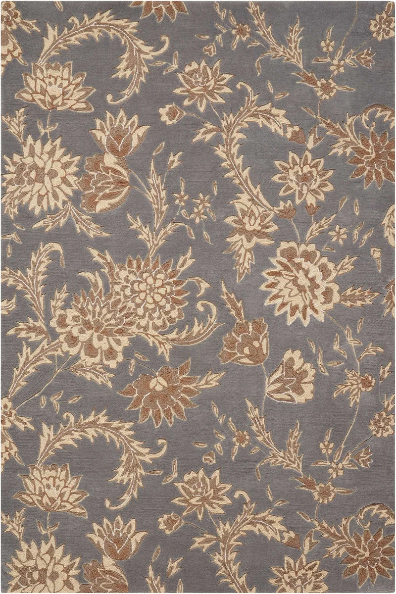 Nourison Gatsby Traditional Slate Area Rug