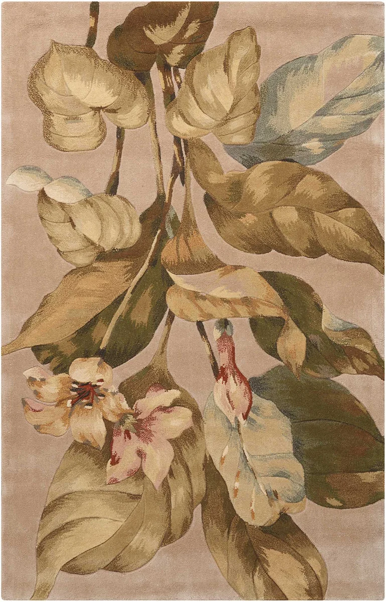 Nourison Tropics Contemporary Beige Area Rug