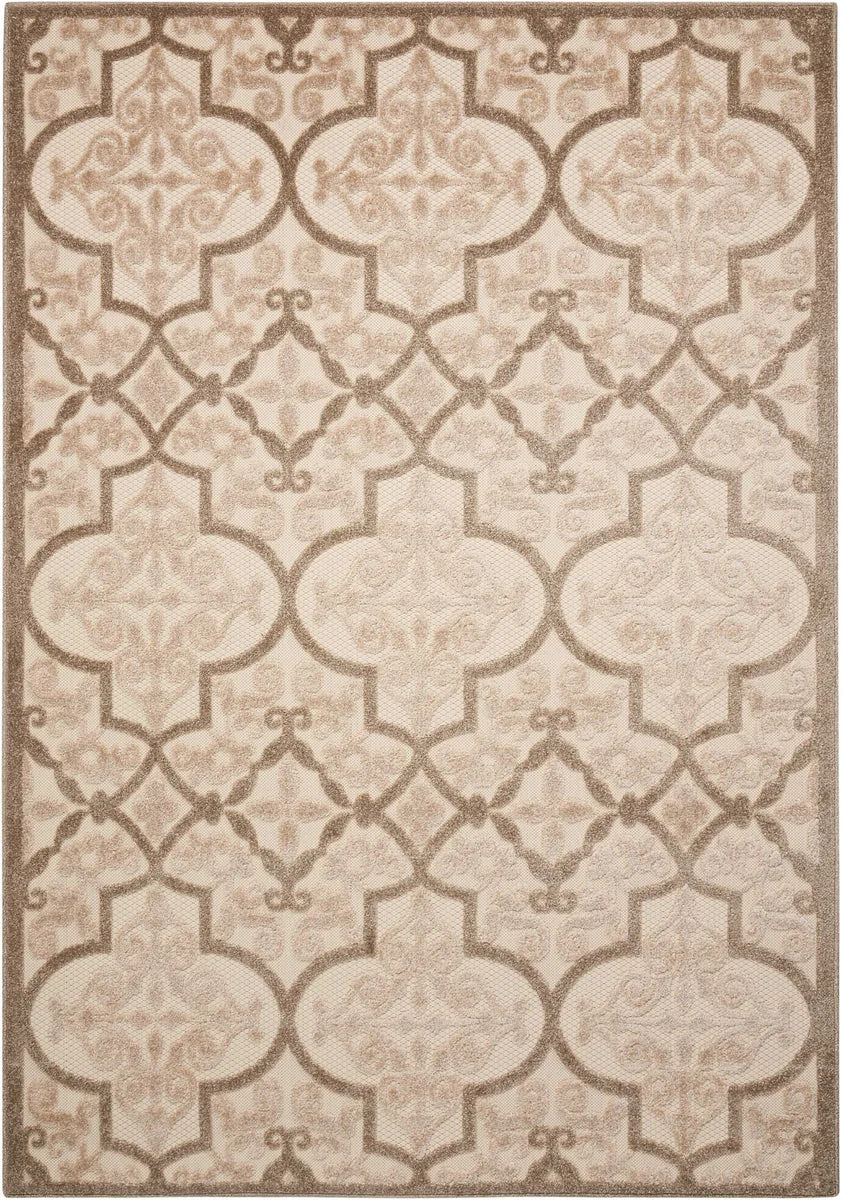Nourison Aloha Transitional Cream Area Rug